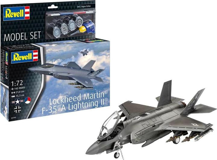 Actual product image Revell Model Set Lockheed Martin F-35A Lightning II