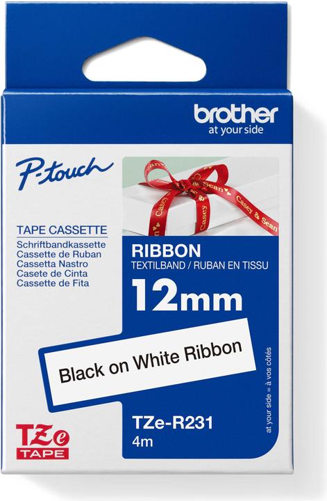 Produktbild Brother TZe-R231 (1.20 cm, Schwarz)