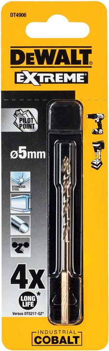 Actual product image DeWalt Metal drill (5 millimetres)