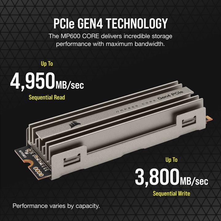 Produktbild Corsair MP600 Core (1000 GB, M.2 2280)