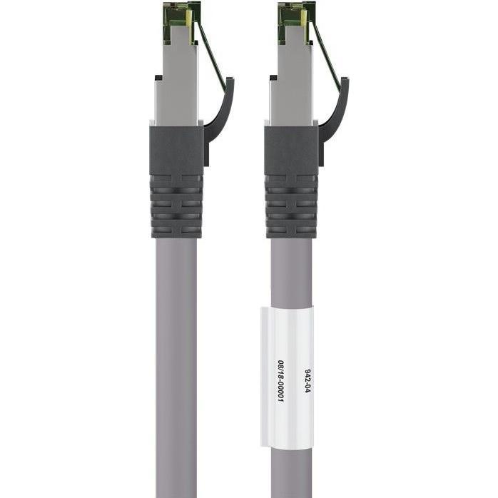 Goobay CAT 8.1 Netzwerkkabel, S/FTP (PiMF), Grau (PiMF, CAT8.1, 30 m), Netzwerkkabel