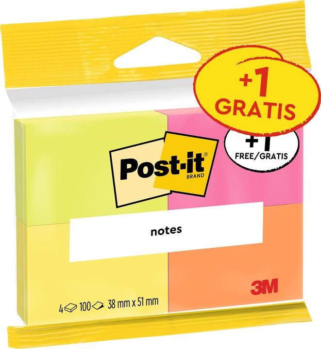 Post-it Note adesive 3 + 1