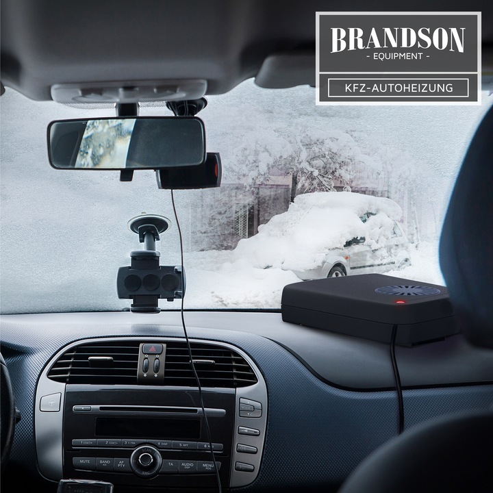 Produktbild Brandson Innenraumheizung - mobile Auto Heizung - PKW - Komfort Entfroster Standheizung Heizlüfter (1400 W)