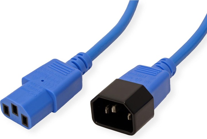 Actual product image Roline Apparatus connector blue 0.8m (0.80 m)