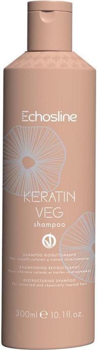 Image du produit Echosline Shampooing végétal à la kératine pour la restauration des cheveux 300Ml (300 ml, Shampoing liquide)