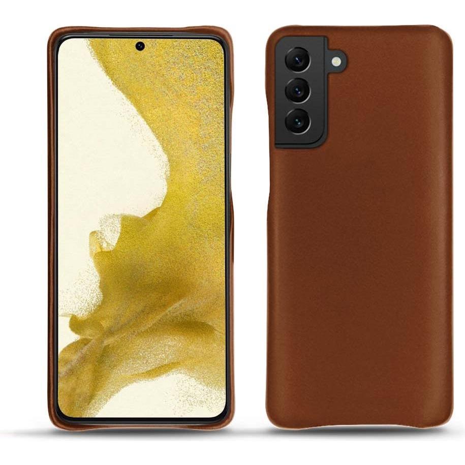 Noreve Lederschutzhülle (Samsung Galaxy S22), Smartphone Hülle, Braun