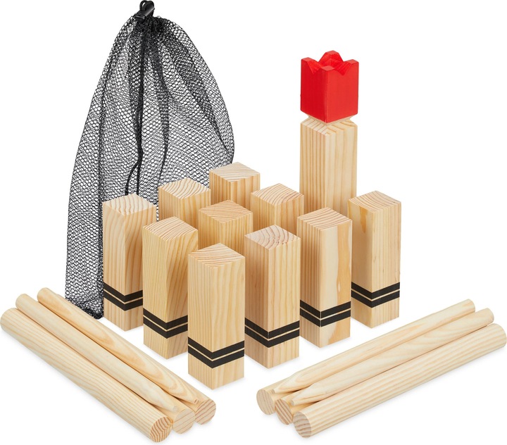 Actual product image Relaxdays 22-piece Viking Game (22 x, 310 mm)