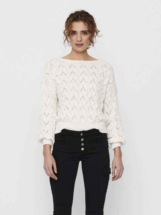 Actual product image Only Structure knitted sweater (M)