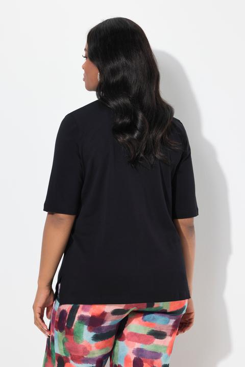 Produktbild Ulla Popken Poloshirt, Classic, Polokragen, Halbarm, Pima Cotton (58)
