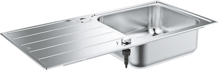 Produktbild Grohe K500 Edelstahlspüle mit Abtropffläche (Aufsatzspülbecken, 50 cm, 100 cm)