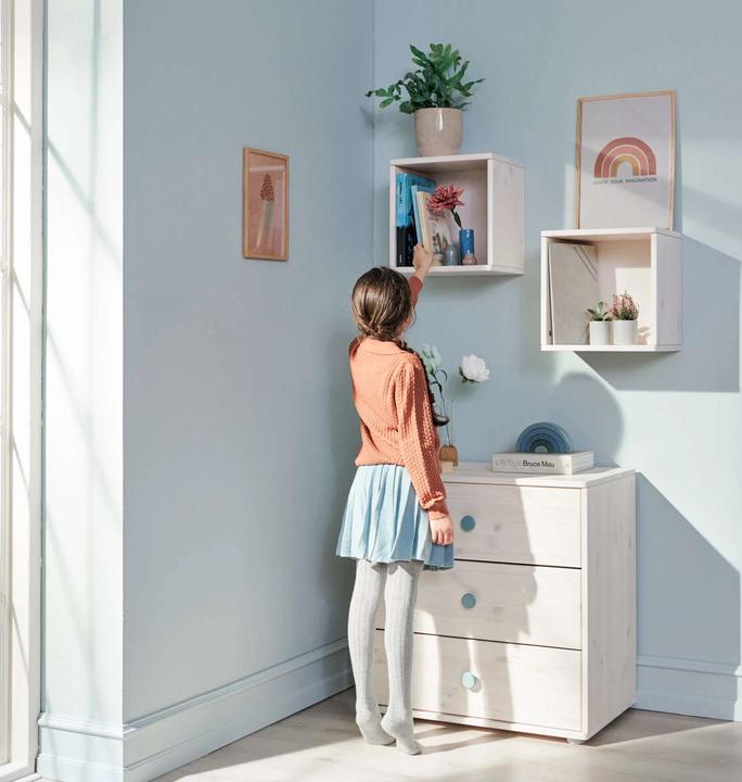 Image du produit Flexa Commode Classic avec 3 tiroirs (72.54 x 44.50 x 74.50 cm)