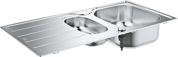 Productafbeelding Grohe K200 roestvrijstalen spoelbak met afdruiprek (Aanrecht, 47.60 cm, 94.10 cm)