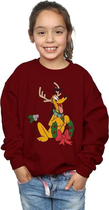 Produktbild Disney Pluto Christmas Reindeer Sweatshirt Mädchen (128)