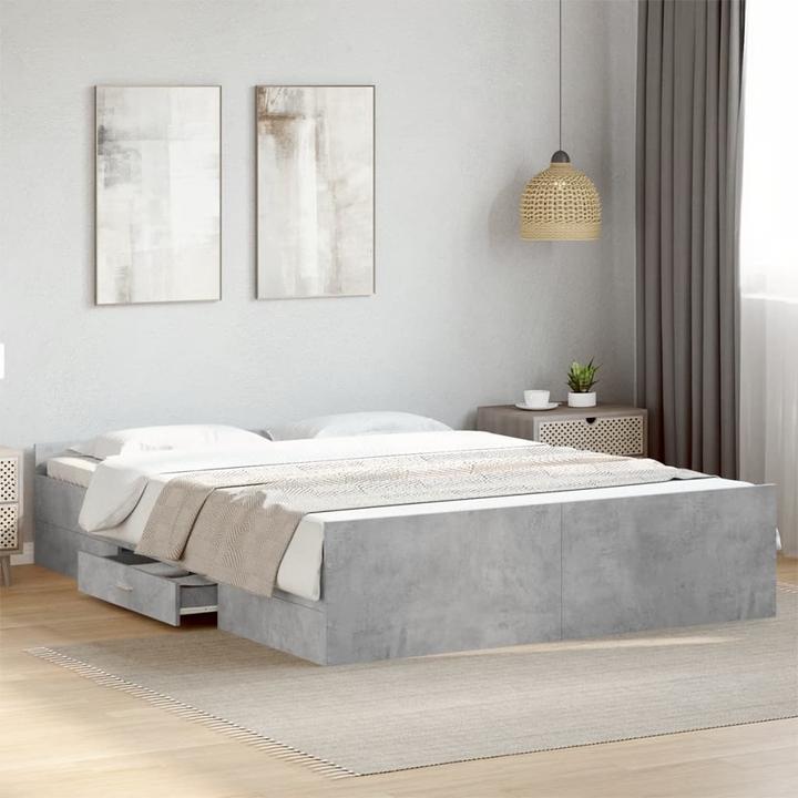 Image du produit VidaXL Cadre de lit avec tiroirs (160 x 200 cm)