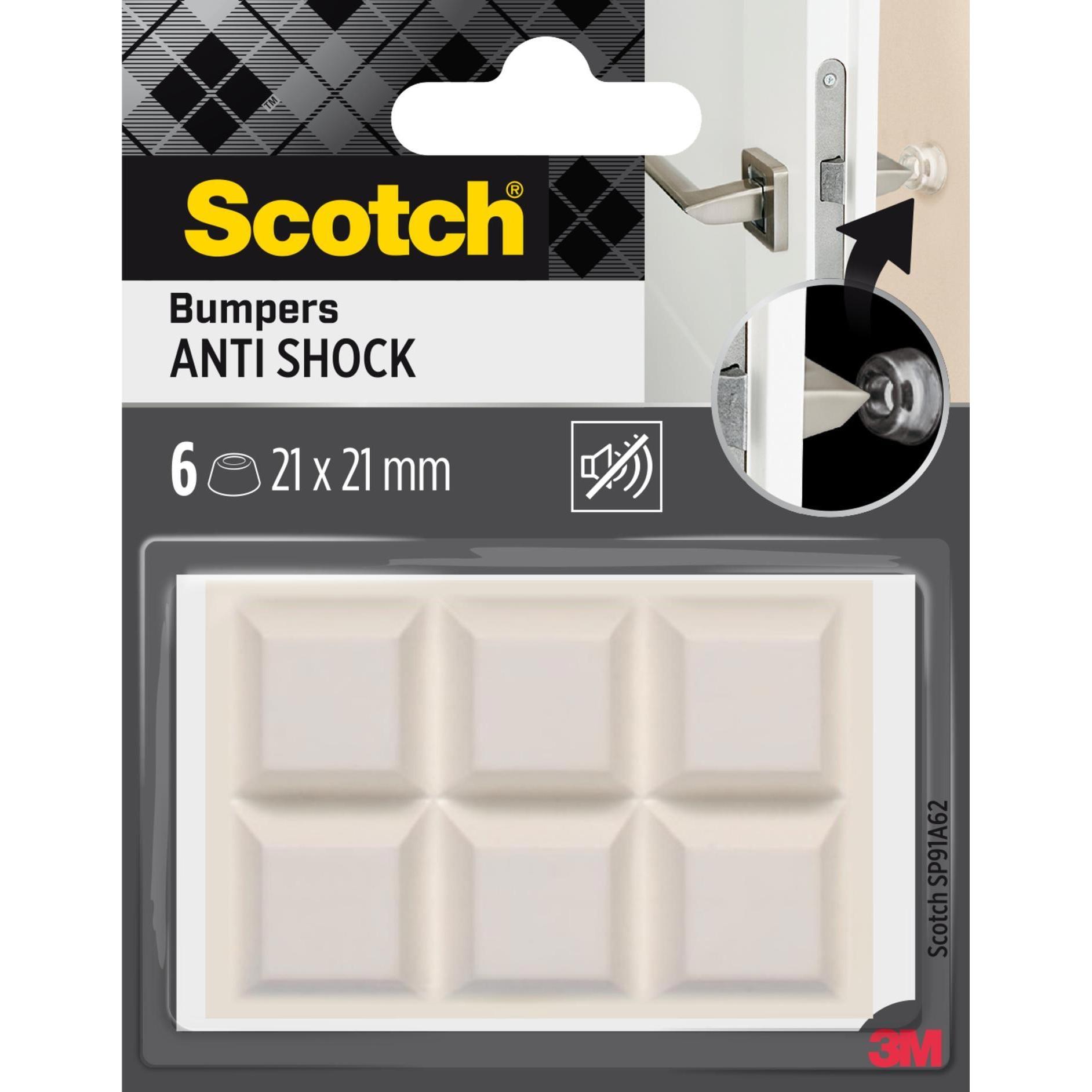 Scotch, Möbelgleiter + Schutzpuffer, Schutzpuffer (Anschlagdämpfer, 6 Stück)