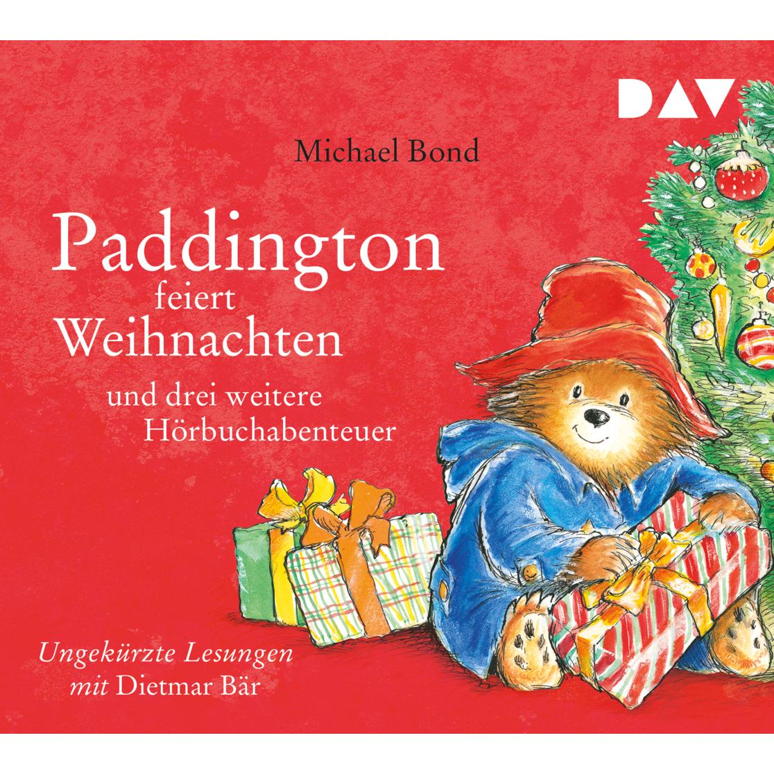 Paddington feiert Weihnachten und drei weitere Hörbuchabenteuer, Hörbücher von Michael Bond, Dietmar Bär, Tatjana Kröll,...