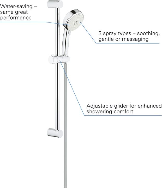 Image du produit Grohe Tempesta Cosmopolitan 100 Set de barre de douche