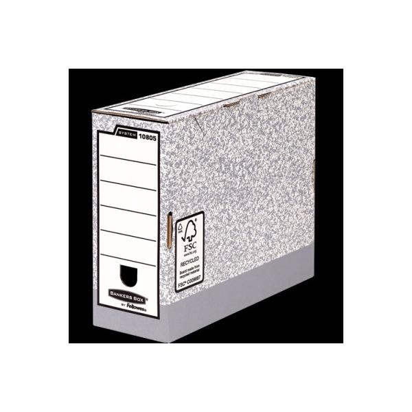 Thumbnail - Fellowes, Dokumentenablage, Bankers Box System 100 mm Archiv-/Transportbox (A4)