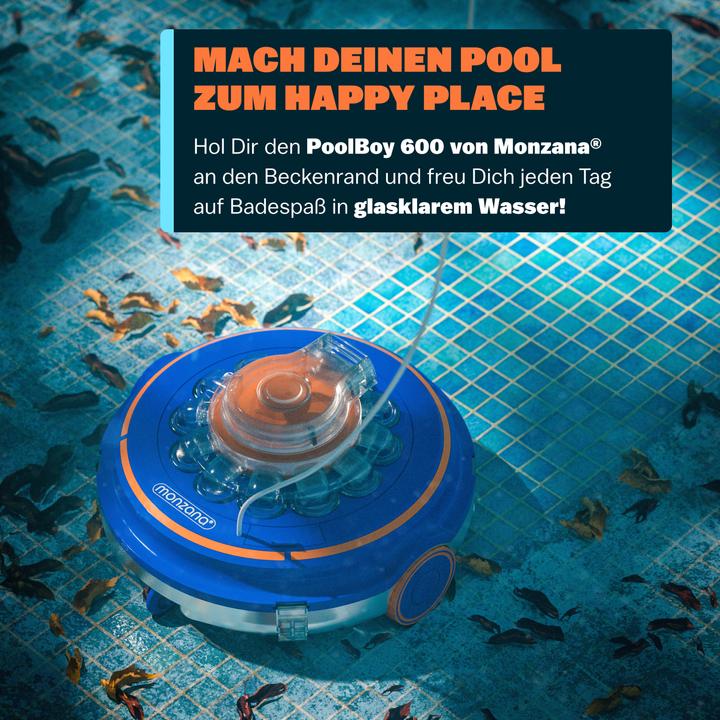 Produktbild Monzana Poolroboter Poolboy600 Kabellos vollautomatisch