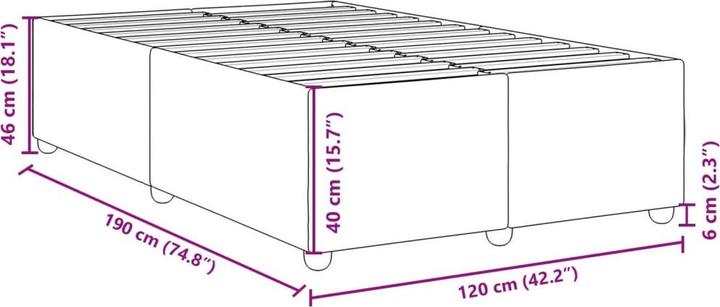 Image du produit vidaXL Bettgestell (140 x 200 cm)