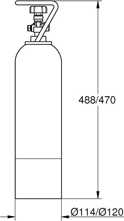 Produktbild Grohe Blue Starterset CO2-Flasche, 2 KG