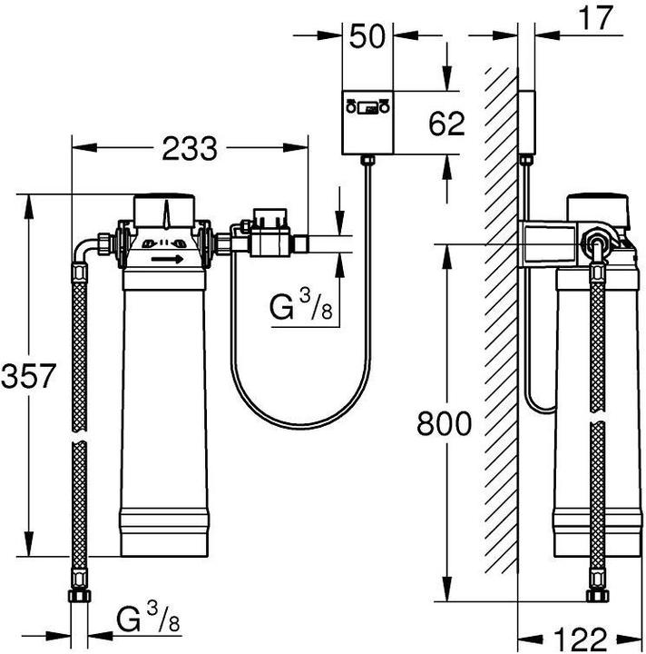 Image du produit Grohe Red Filter avec tête de filtre