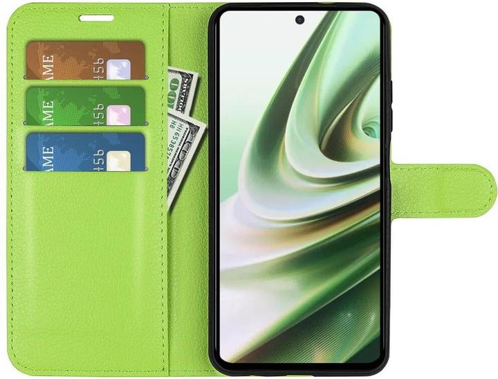 Actual product image Cover-Discount OnePlus North CE 3 Lite - Leather Case Cover green (OnePlus North CE 3 Lite)