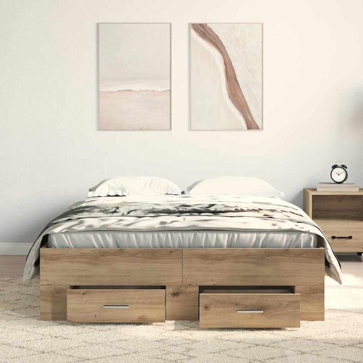 Image du produit vidaXL Rustikales Bett (120 x 190 cm)