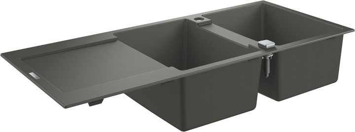Actual product image Grohe K500 composite sink with drainboard (Top-mounted sink, 50 cm, 116 cm)