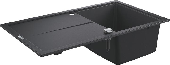 Grohe K400 Kompositspüle mit Abtropffläche (Aufsatzspülbecken, 50 cm, 86 cm)