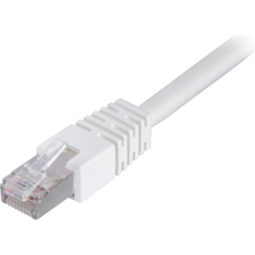 Thumbnail - Deltaco F/UTP Cat6 patchkabel LSZH 50m vit - CAT 6 - STP (U/UTP, CAT6, 50 m), Netzwerkkabel