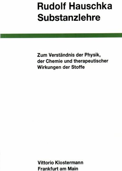 Produktbild Substanzlehre (Deutsch, Rudolf Hauschka, 2007)