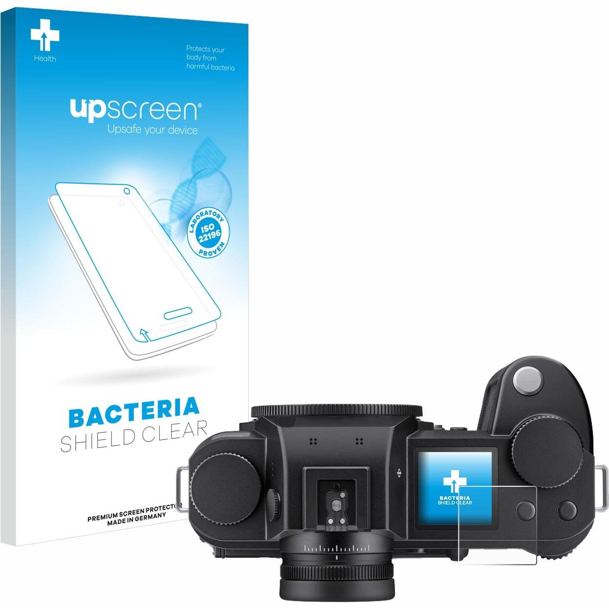 Thumbnail - upscreen Schutzfolie Displayschutz Displayschutzfolie Folie Klar antibakteriell (Displayschutz), Kameraschutz