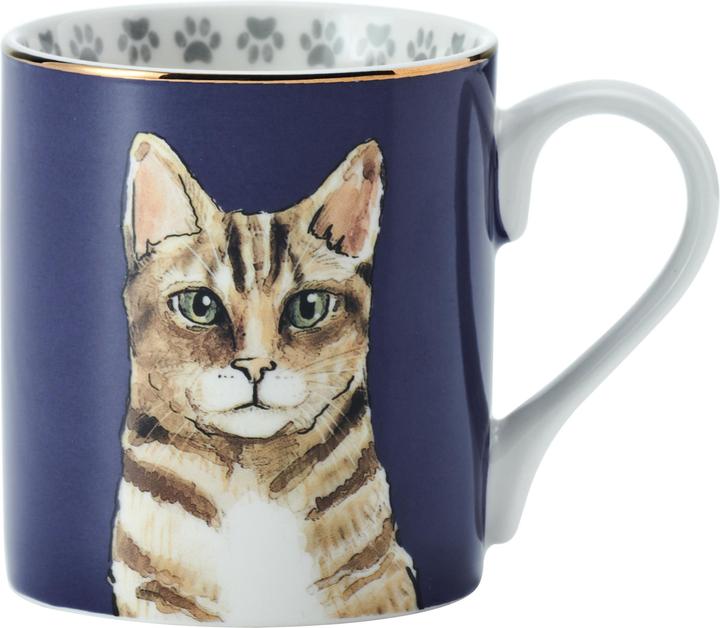 Mikasa Cat Straight-Sided Porcelain Mug, 280ml (280 ml, 1 x)