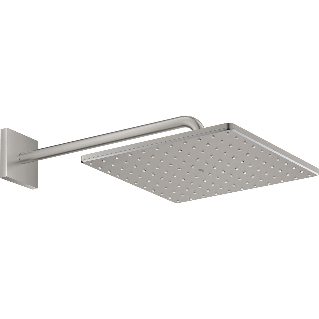 Grohe, Soffione doccia, Set soffione Rainshower Mono 310 Cube (1 Tipo di fascio, 7.50 l/min)
