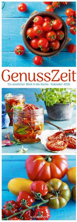 Image du produit GenussZeit - Ein sinnlicher Blick in die Küche Triplet-Kalender 2026 (24 x 66 cm, Allemand)
