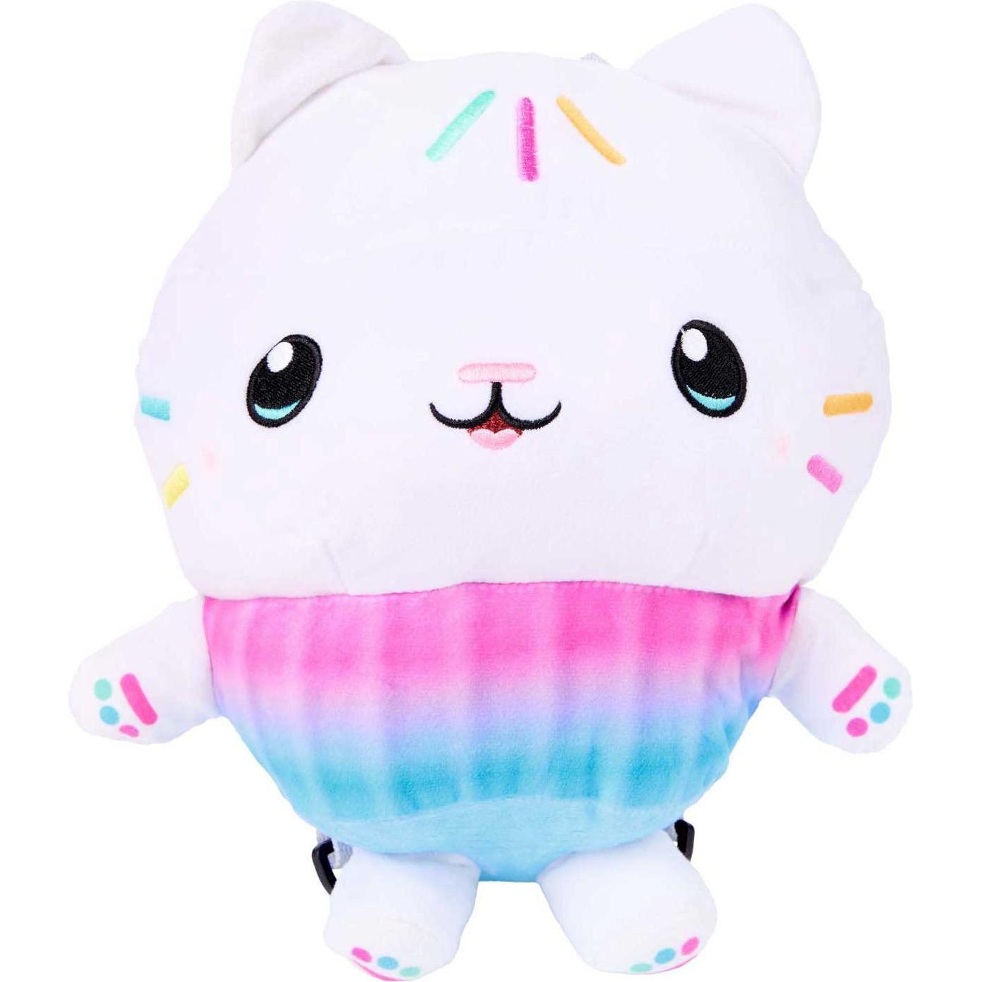 Canenco, Kindergartentasche, Gabby's Dollhouse Rucksack 3D-Plüsch Cakey, Mehrfarbig