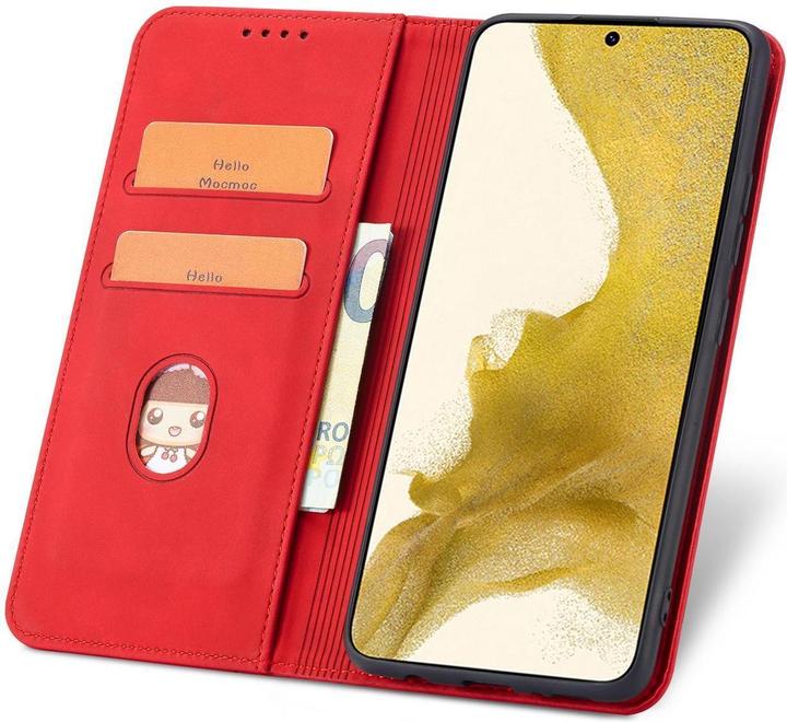 Immagine prodotto Hurtel Custodia Magnet Fancy per Samsung Galaxy S23 Ultra Cover con Flip Stand Wallet Rosso (Samsung Galaxy S23 Ultra)