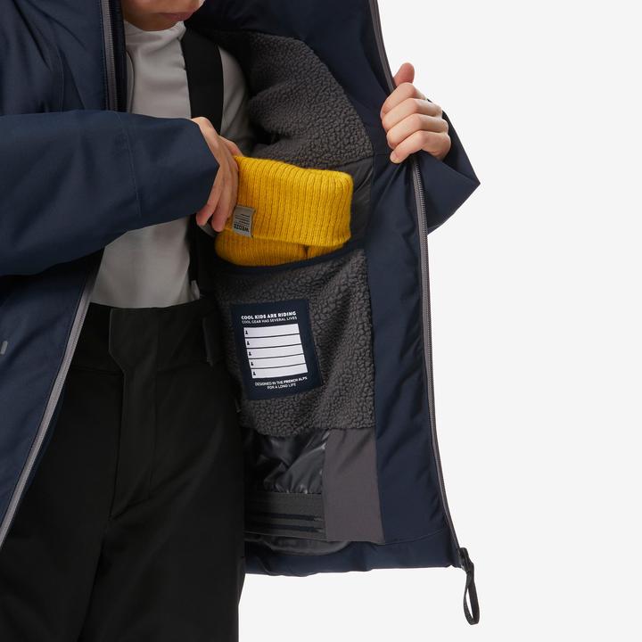 Produktbild Wedze Skijacke Kinder wattiert warm und wasserdicht - 500 blau (116)