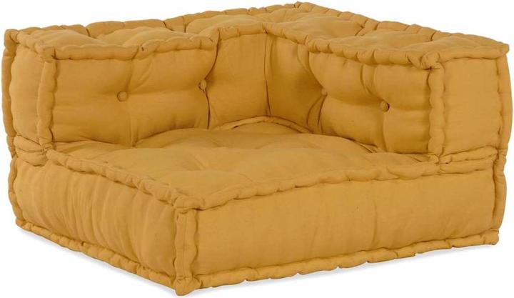 Produktbild vidaXL Modularer Pouf Gestreift Stoff (2-Sitzer)