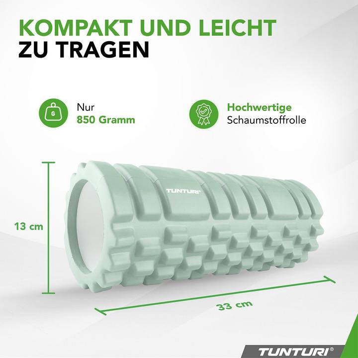 Produktbild Tunturi Yoga Massageroller 33 cm Mintgrün