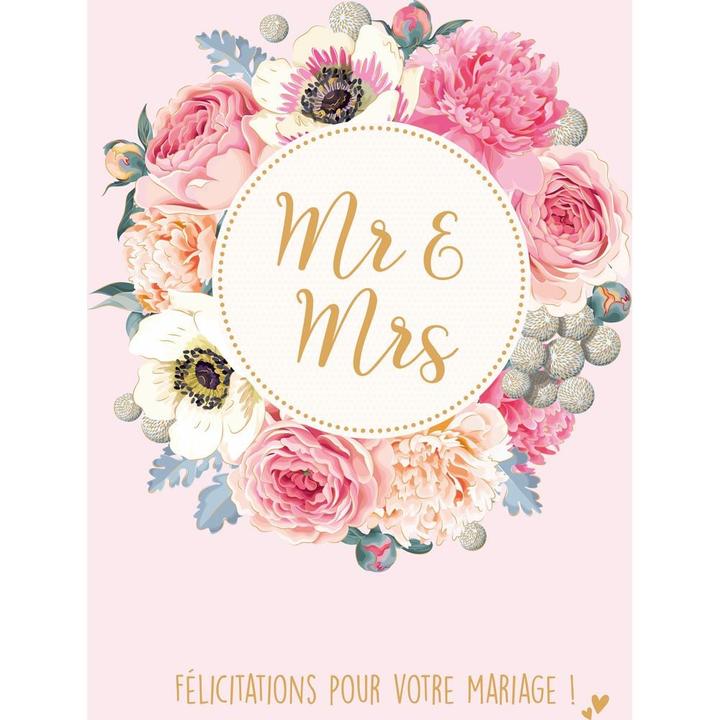 Image du produit ABC Hochzeitskarte FR A4 53380 Blumenkranz (1 pcs)