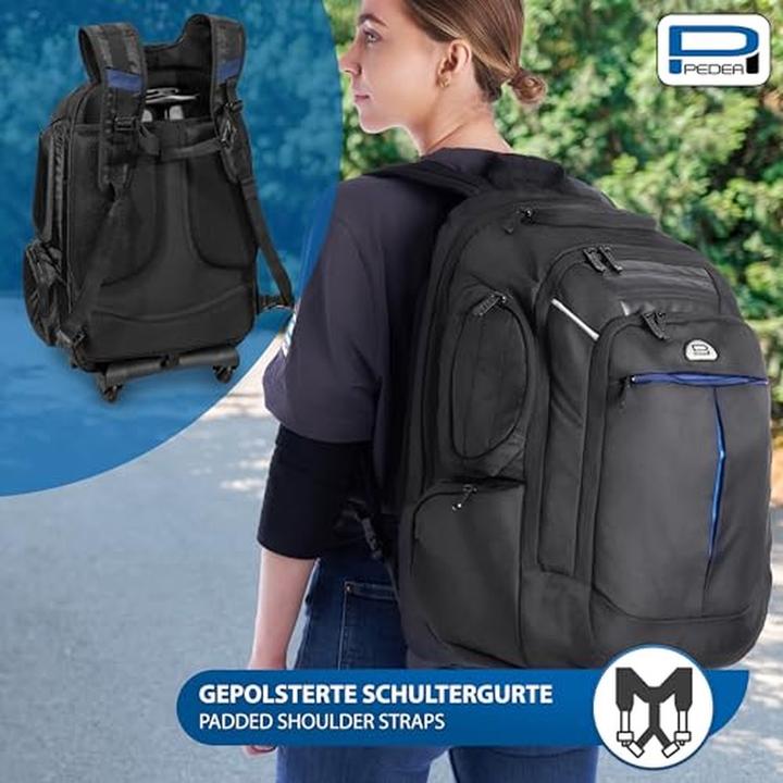 Actual product image Pedea Backpack Trolley "Premium" 17.3", black (17.30")
