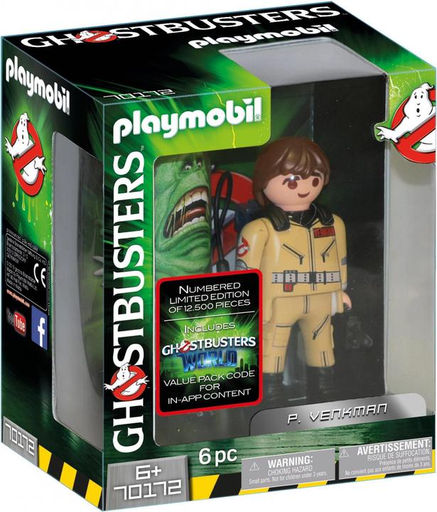 Produktbild Playmobil Ghostbusters Sammlerfigur P. Venkman (70172, Playmobil Ghostbusters)