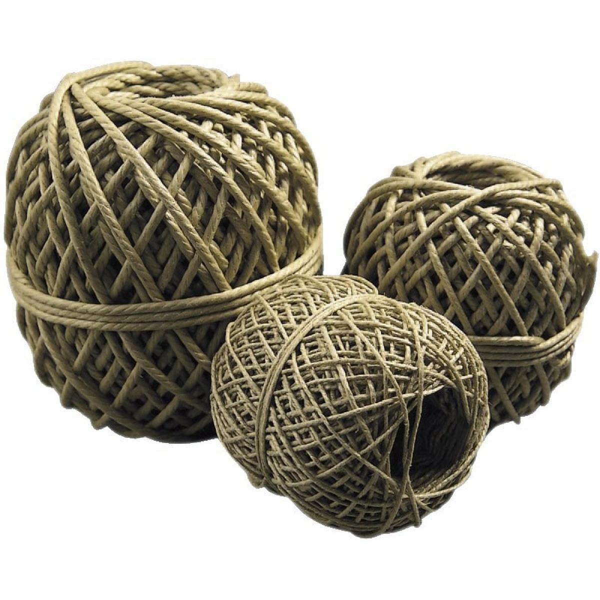 Wihedü, Verpackungsmaterial, Bindfäden – Packschnur Ausführung: extra fein, Ø: 3,0 mm, für Pakete: bis 24 kg (1 Stück)