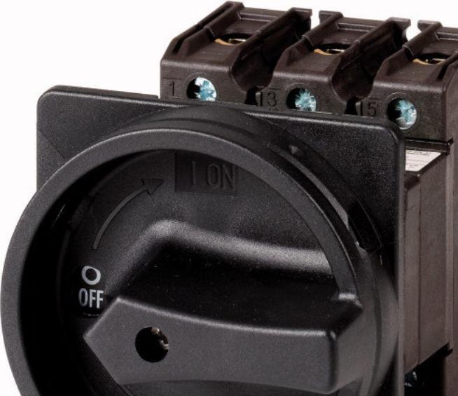 Produktbild Eaton Isolator 63A 3 Pole with black handle