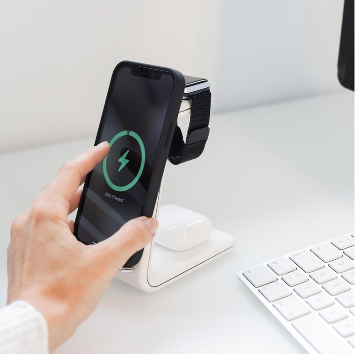 Image du produit Andi be free Station de charge sans fil 3 en 1 pour Apple "Made for Apple Watch". (18 W)