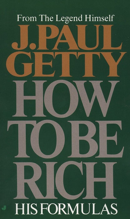 Immagine prodotto How to Be Rich (Inglese, J. Paul Getty, 1986)