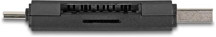 Image du produit Delock Card Reader USB 5 Gbps USB Type-C / Typ-A fÃ¼r SD und Micro SD Speicherkarten schwarz (USB-C)