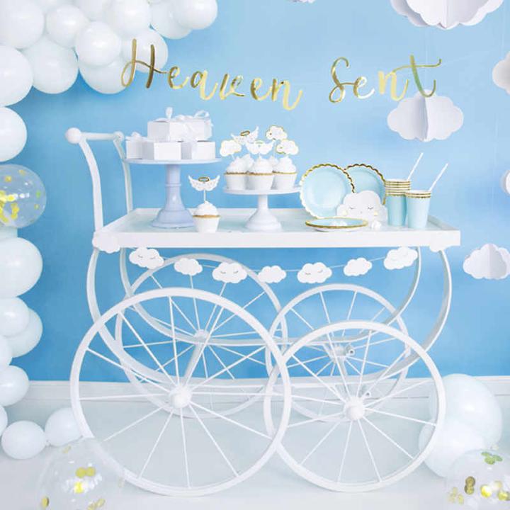 Produktbild Partydeco Banner Heaven Sent, gold, 14.5x85cm (1 pkt / 1 pc.) (1 Stück)